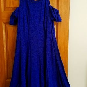 Size 18 Blue Chris McLaughlin Dress
